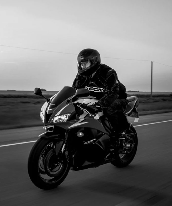Motorcycle rider
